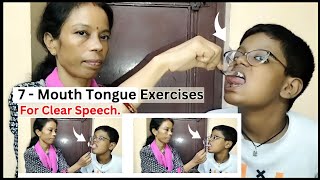 Mouth Exercise for Autsim  Mouth Motor Skills  Mouth Tongue Exercises for Clear Speech [upl. by Delphina883]