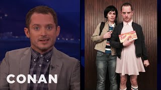 Elijah Wood Dressed Up As Eleven For Halloween  CONAN on TBS [upl. by Moyna32]