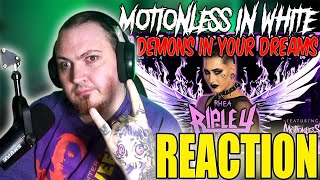 MOTIONLESS IN WHITE – Demon In Your Dreams RHEA RIPLEY Entrance Theme  REACTION [upl. by Damalas]