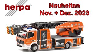 Herpa Modellauto Neuheiten November und Dezember 2023 [upl. by Northrup]