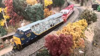 HO trains from Monday nights in Ambridge PA [upl. by Peednus]