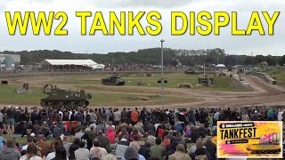 WW2 Tanks Display  Tank Fest 2024 Fri [upl. by Soule]