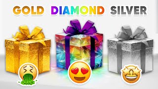 Choose Your Gift Gold Diamond or Silver ⭐💎🤍 How Lucky Are You 😱 [upl. by Erving]