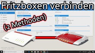 2 Fritzboxen verbinden  vorhandener Zugang über LAN und als IPClient [upl. by Yzeerb806]