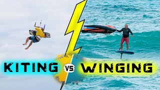 Kiteboarding VS Wing Foil  The verdict [upl. by Argela860]