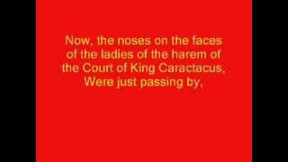 The Court of King Caractacus by Rolf Harris with lyrics [upl. by Itnaihc408]