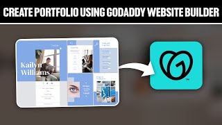 How To Create Portfolio Using GoDaddy Website Builder 2024 Full Tutorial [upl. by Macgregor]