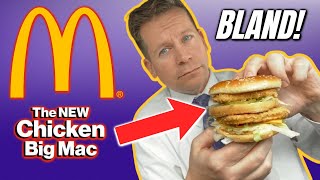 Jackson Reviews McDonalds Chicken Big Mac AND Its NOT Good [upl. by Annovy]