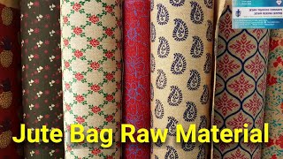 Jute Bag Raw Material Dealer jutebag Jute Material Wholesale Retail Jute Fabric  Jeyam Trading co [upl. by Anoirb]