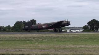 Lancaster Take Off From Southend Airport [upl. by Jaymie]