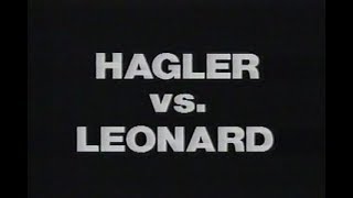 Sugar Ray Leonard vs Marvin Hagler 1987 HBO Promo [upl. by Kucik464]