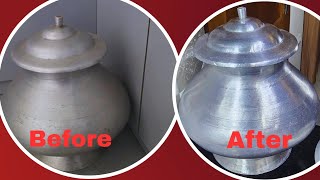 Chengphu Fengdringeida Videose Yengbihou  How to clean silverAluminum with Shiny  mhm [upl. by Barbabas136]