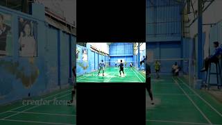 Long intense rallychinsurah tournament creator koushikbadmintonlovers viralvideo viralshort [upl. by Nidia]