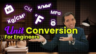 Unit Conversion  For Engineers density stress weight force pressure [upl. by Annoyt]