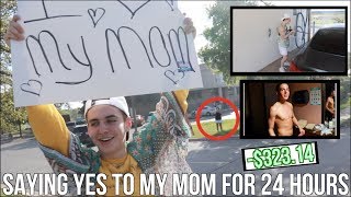 I Said YES To EVERYTHING My Mom Said for 24 HOURS  Zach Clayton [upl. by Goldner]