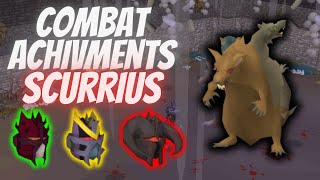 Scurrius Combat Achievements in minutes  OSRS [upl. by Ynnav]