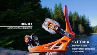 K2 FORMULA—2018 Snowboard Bindings [upl. by Anastasius]