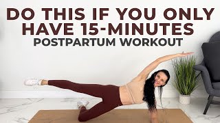 15Min KILLER Postpartum Workout 🔥 Short amp EFFECTIVE [upl. by Elylrac]