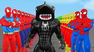 Siêu nhân nhện🔴Spider Man Birthday Attacked by Bad Guy Joker vs Dinosaur T rex vs Team spider man 2 [upl. by Edva]