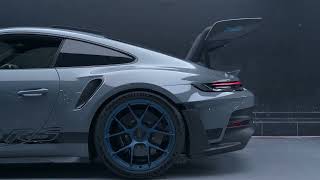 PORSCHE GT3RS 2024 arctic grey weissach design 🏎️ [upl. by Hutner]