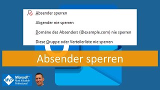 Absender sperren [upl. by Negaem]