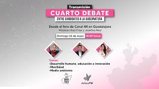 Cuarto debate gubernatura de Jalisco  JaliscoTV [upl. by Nauqed]