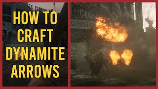 RDR2  How To Craft Dynamite Arrows in Red Dead Online [upl. by Etireuqram]