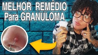 Como tirar granuloma de qualquer Piercing [upl. by Yonina]