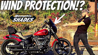 HOW TO Install Memphis Shades Road Warrior Fairing for Harley Street Bob [upl. by Danika]