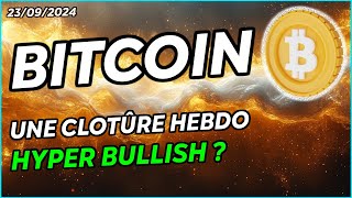 BITCOIN UNE CLOTÛRE HEBDO HYPER BULLISH 🔥 RSR PÉPITE [upl. by Reld672]