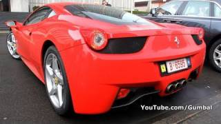 Ferrari 458 Italia Cold engine start up 1080p HD [upl. by Kirkpatrick]