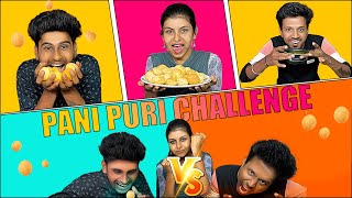 Pani puri challenge 🤣 CHALLENGE VIDEO  PANI PURI challenge comedy trending [upl. by Einnaffit387]