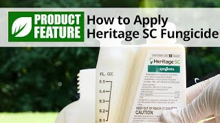 How to Apply Heritage SC Fungicide  DoMyOwncom [upl. by Sineray823]