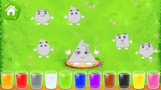 Learning shapes and colors for toddlers kids game [upl. by Jordison379]