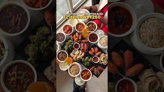 Feast on a Budget Exploring Kolkatas Unlimited Buffet with 12 Items at ₹250 😱😋 shorts buffet [upl. by Lisle]