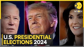 US Elections 2024 Nikki Haley quits Presidential race paving way for TrumpBiden rematch  WION [upl. by Quita]