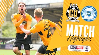 MATCH HIGHLIGHTS  Cambridge United 20 Peterborough United [upl. by Pedrick168]