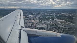 Nouvelair landing Dusseldorf [upl. by Lledraw869]