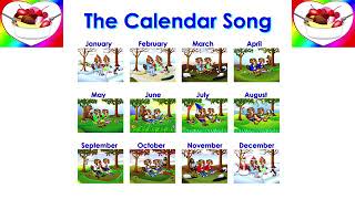 The Calendar Song Learns Days Week Months Ice Cream Song [upl. by Nairadas421]