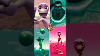 Alien dance VS Funny alien VS Dame tu cosita VS Funny alien dance VS Green alien dance VS Dance song [upl. by Eletnahc]