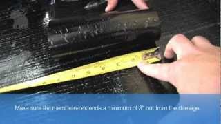 Soprema Modified Bitumen Membrane Repair Procedure [upl. by Enilkcaj]