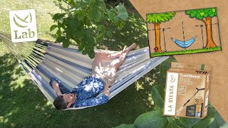 How to hang a hammock between two trees  LA SIESTA Lab [upl. by Andel]