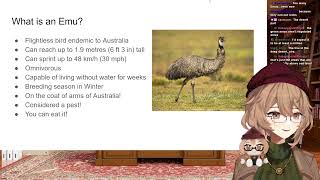 The Emu War  A Vtuber History Lecture [upl. by Waterer]