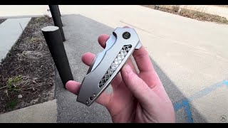 WE Knives Harpen Titanium Framelock  A Shop favorite [upl. by Malsi]