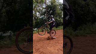 Jumping on a ramp🤯🫡 cycle mtb trending stunt 😱￼🫣🤠 don’t try☠️😰😨 [upl. by Pennebaker]