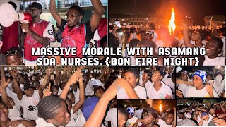 MASSIVE GOSPEL MORALE JAMA WITH ASAMANG SDA NURSING COLLEGE BON FIRE NIGHT🔥 BY GHANA BEST JAMA GRP [upl. by Amilas]