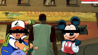 GTA SA  Pokemon amp Mickey Easter Egg [upl. by Faden356]