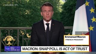 Frances Macron Calls Snap Election [upl. by Odnomra861]