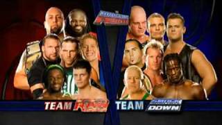 WWE Bragging Rights 2009 Team Raw vs Team SmackDown [upl. by Elletnohs]