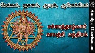 சகல தோஷங்களும் விலக சக்கரத்தாழ்வார் காயத்ரி மந்திரம் Chakrathalwar Gayatri Mantra பெருமாள்  Perumal [upl. by Nolos]